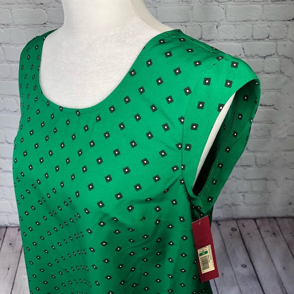 NWT Merona green blouse - Picture 3 of 8